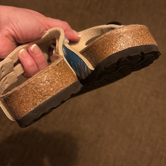 Birki's By Birkenstock Tropical Leather Gizeh T Strap Thong Sandal SZ 39/8.5 - Picture 4 of 6